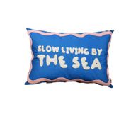 Slow Living By The Sea Cushion
