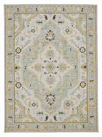 Ivory Blossom Chenille Rug