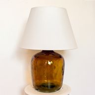 Carafe Table Lamp - Recycled Glass