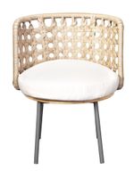 Aura Dining Chair - Metal Legs