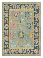 Sage Bloom Chenille Rug