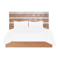 Sabras Bed Elegant Pattern Headboard