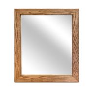 Asya Dark Grain Oak Mirror – Classic Wooden Frame