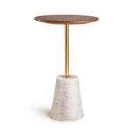 طاولة جانبية بيانكا رخام