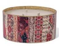 حامل شموع كولّاج أحمر – لمسة فنية تضفي أجواء عصرية