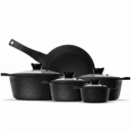 Die-Cast 9-Piece Granite Cookware Set