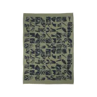 سجادة خضرة القطنية اليدوية