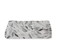 Grey Leaves Linen Tablecloth