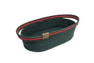 Handmade Woven Green Basket