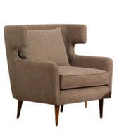 Nu Armchair Fully Upholstered With Wooden Legs