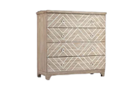 Geometric Chest of Drawers - 4 Spacious Drawers