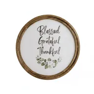 Blessed Boho Wood Circle