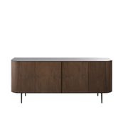 Curved Elegance Sideboard