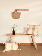 Meilleur Acacia Wood Bench & Hanger Set
