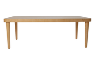 Mersal Beech Wood Dining Table with Oak Veneer Finish