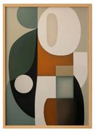 لوحة مطبوعة تجريدية مودرن