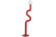 Sculpt Curve Red Floor Lamp YL-F-754