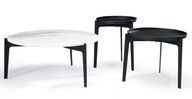 Alrakis Table Set AG2001 - Marble Top - Metal Frame
