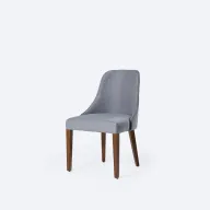 كرسي طعام لاستر - تنجيد عالي الجودة - خشب زان