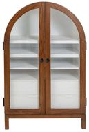 Mabel Solid Oak Cabinet With Glass Doors