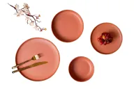 طقم عشاء إيرث ستون مطفي