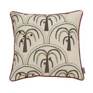 Scalloped Palm Canopy Fabric Cushion
