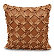 Leather Petals Cushion