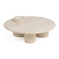 Cheru Travertine Coffee Table