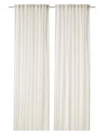 Curtains making and installation (sheer with metal rod)