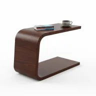 Mode Side Table Small - Slides Under Sofa - Walnut Wood