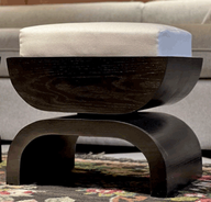 Black Oak Ottoman
