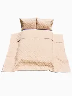 Seashell Quilt Organic Egyptian Cotton - Beige