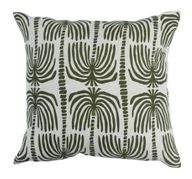 Nakheel Hand-Printed Linen Cushion