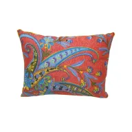 خدّادية منقوشة مستطيلة فلورا – أحمر