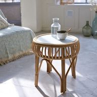 Side table coffee from bamboo 