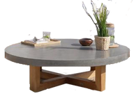 Solid Concrete Coffee Table