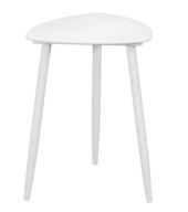 Mintra Side Table - Aluminum - Triangle Top - White