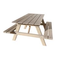 Weathered Picnic Table Grey