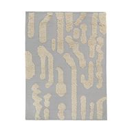 Scribbles Hand-Woven Wool Rug with Cotton Base