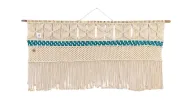 A Weaving Turquoise Wall Hanging