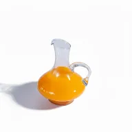 إبريق أورا إليكسير الطويل من الزجاج الشفاف