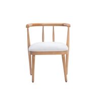 Shams Upholstered Beech Wood Dining Chair