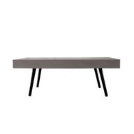 In & Out Coffee Table - Concrete Top & Wooden Legs