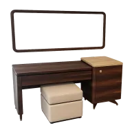 Majorca Dresser Set with Mirror & Chair