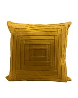 Pyramids Mustard Cushion