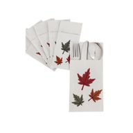 Maple Leaves Canvas Cutlery Holder Set