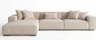Silo L-Shaped Linen Bouclé Sofa