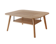 Nordica Alida Coffee Table - Oak Veneer - Lower Shelf