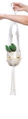 Beige Pila Hanging Planters
