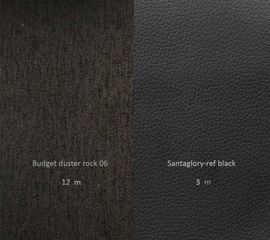 Combined fabric budget duster rock 06 x Santaglory-ref black